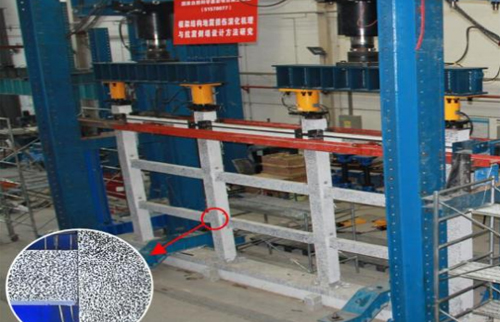 三维全场应变测量技术用于强震作用下钢筋混凝土框架结构变形测量