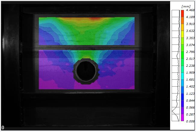 数字散斑技术(DIC)测量地铁隧道施工地质层模型坍塌演化过程.jpg 数字散斑技术(DIC)测量地铁隧道施工地质层模型坍塌演化过程.jpg