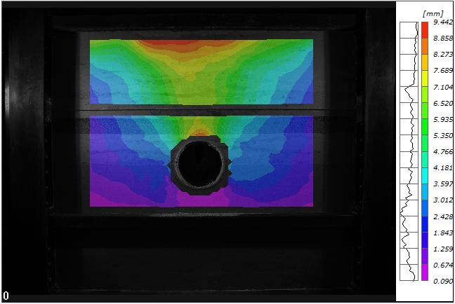 数字散斑技术(DIC)测量地铁隧道施工地质层模型坍塌演化过程.jpg 数字散斑技术(DIC)测量地铁隧道施工地质层模型坍塌演化过程.jpg