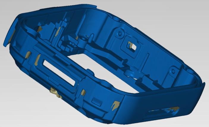 蓝光三维扫描仪用于智能手表中框注塑件三维检测.jpg 蓝光三维扫描仪用于智能手表中框注塑件三维检测.jpg