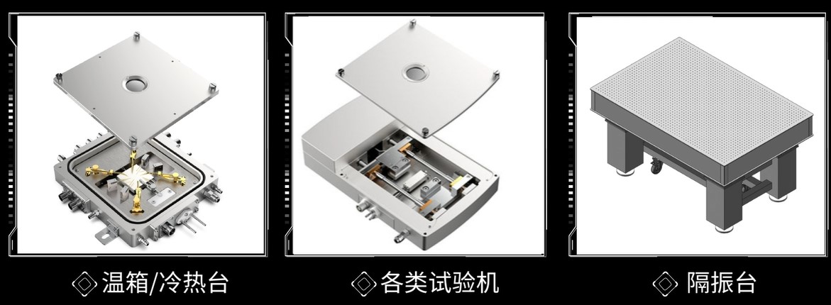 DIC显微应变测量系统搭配原位拉伸台与冷热拉伸试验机.jpg DIC显微应变测量系统搭配原位拉伸台与冷热拉伸试验机.jpg