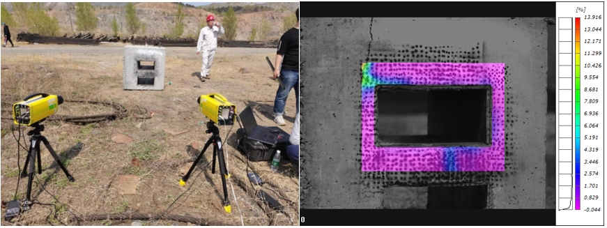 高速DIC技术用于爆炸冲击瞬态变形测试.jpg 高速DIC技术用于爆炸冲击瞬态变形测试.jpg